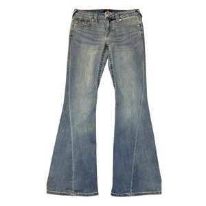 True Religion Light Blue Flare Jeans